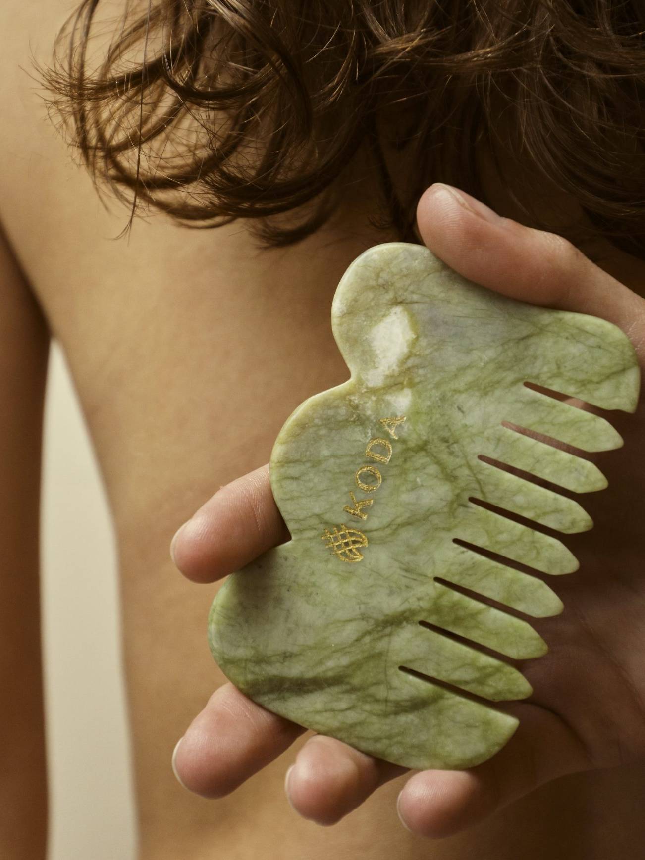 Jade Gua Sha Comb