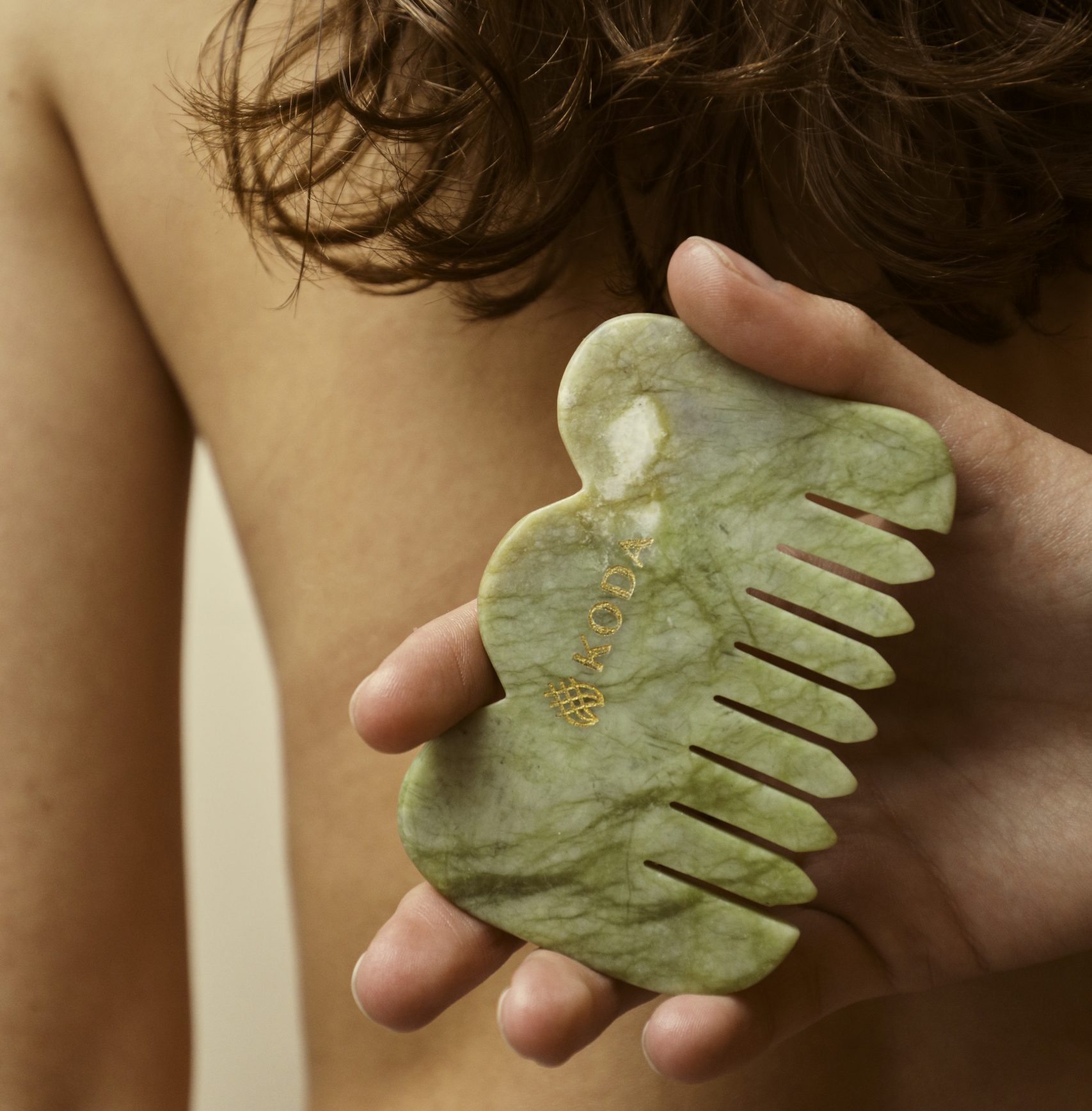 Jade Gua Sha Comb