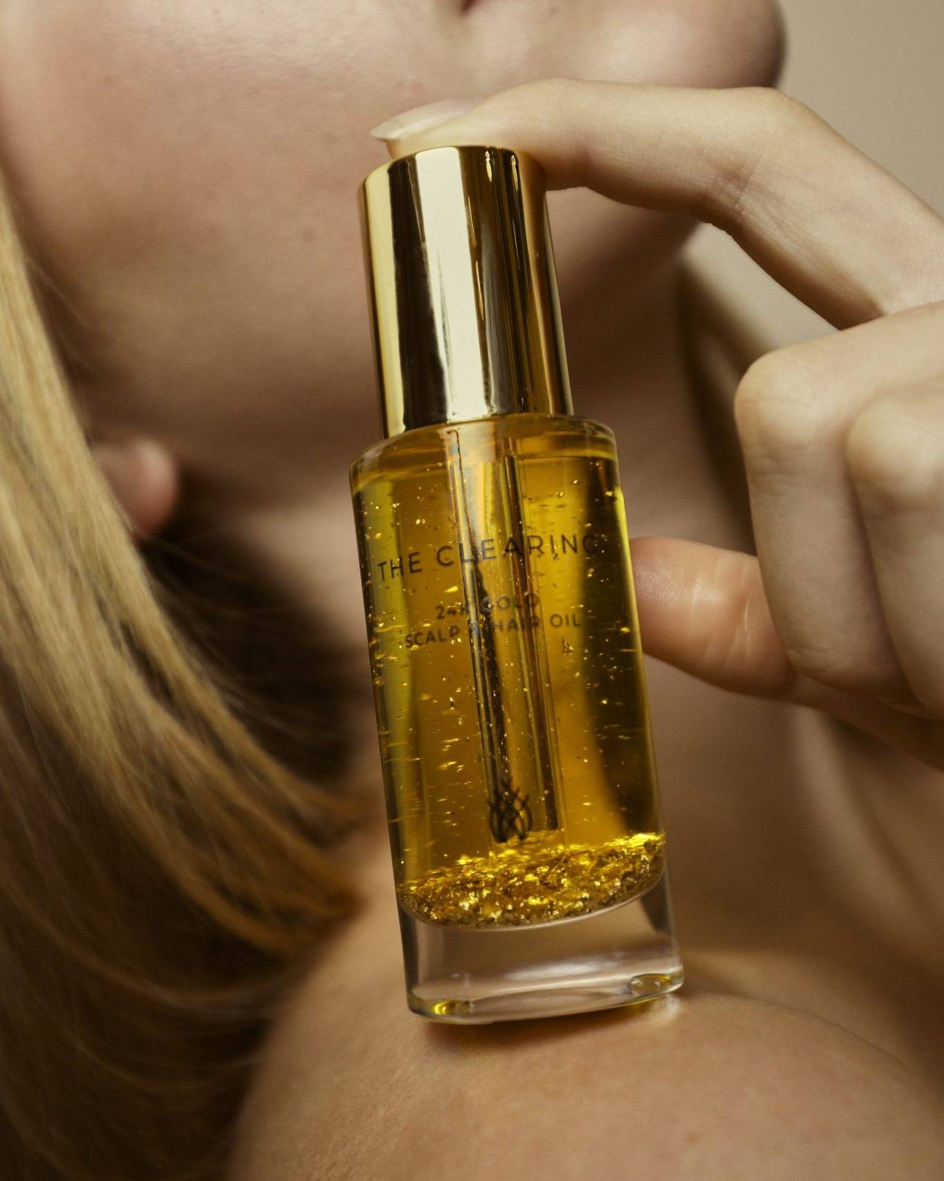 The Clearing 24K Gold Scalp & Hair Oil