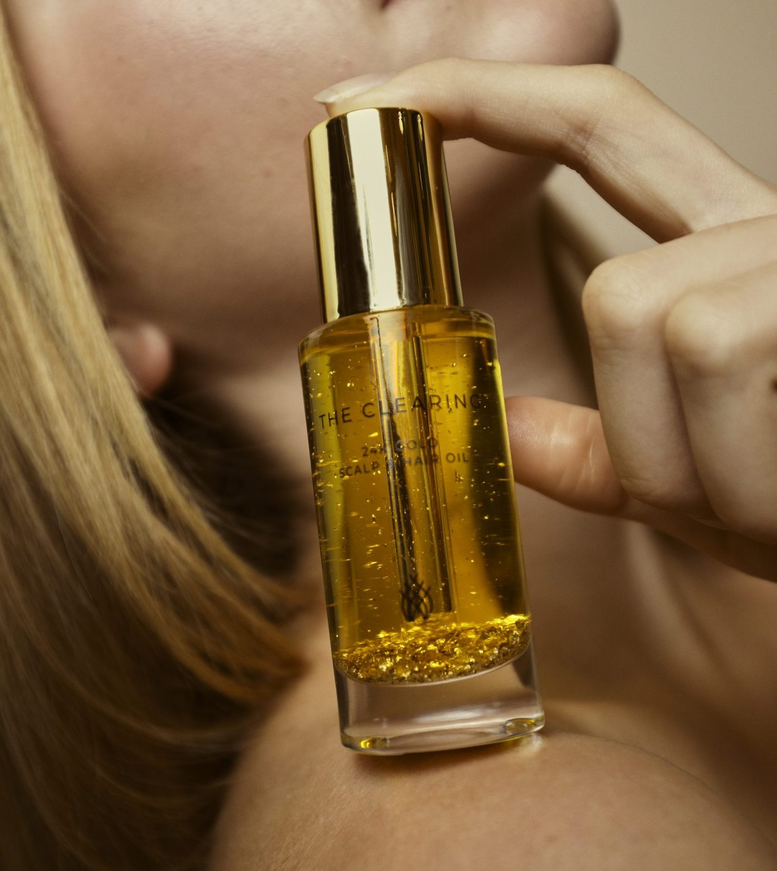 The Clearing 24K Gold Scalp & Hair Oil